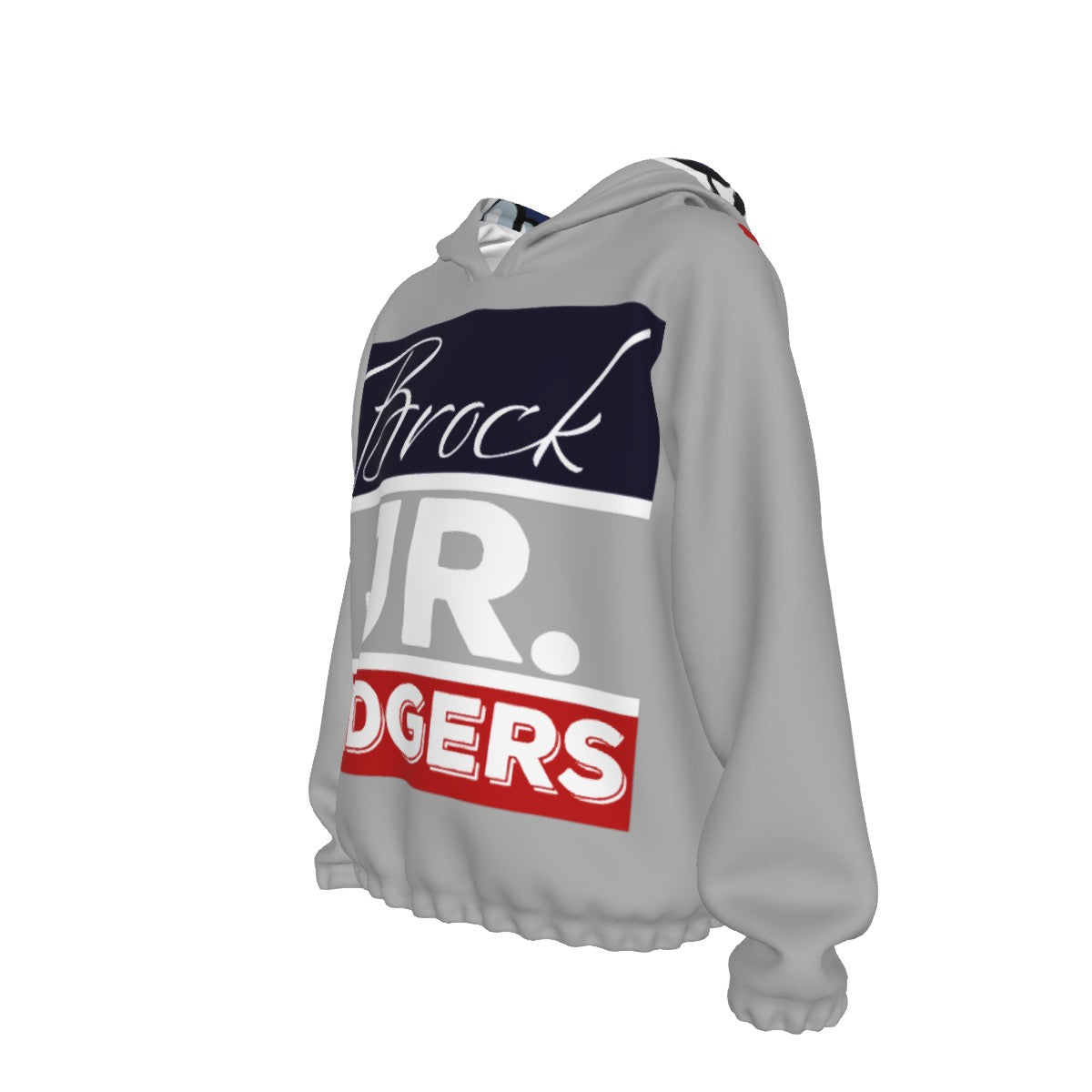 All-Over Print Kid’s Borg Fleece Sweatshirt With Ear