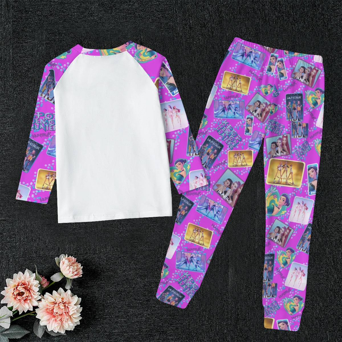 Huntrix Inspired Print Kid's Sleep Pajamas