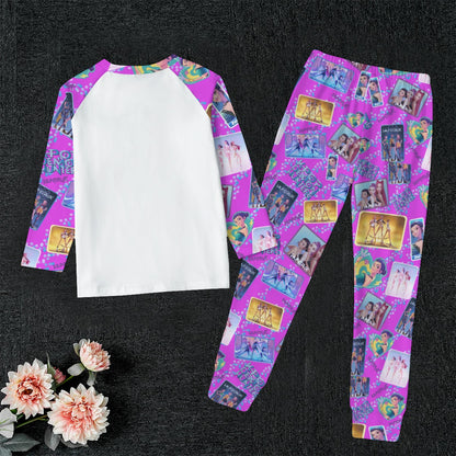 Huntrix Inspired Print Kid's Sleep Pajamas