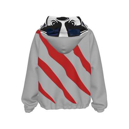 All-Over Print Kid’s Borg Fleece Sweatshirt With Ear