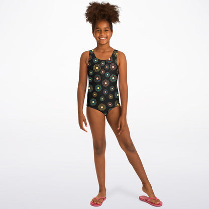 Youth One-Piece Swimsuit - Mandala